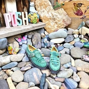 Candies leather Mary Jane shoe with lug sole